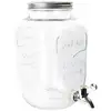 Image de Fontaine À Boisson - Home Deco Factory - Verre - 4l - Transparent Et Gris