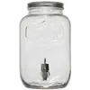Image de Fontaine à Boisson - HOME DECO FACTORY - Verre - 4L - Transparent et Gris