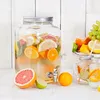 Image de Fontaine à Boisson - Home Deco Factory - Verre - 8l - Transparent Et Gris