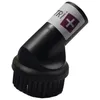 Image de Brosse meuble ronde - Universelle - 8 cm - Pour aspirateurs 32mm - Crin synthétique - Embout fixe
