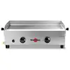 Image de Plancha Gaz Krampouz Samba 2x1500 W Inox 54 X 33 Cm