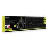 Image de Port Designs 900906-fr Clavier Souris Incluse Bureau Rf Sans Fil Azerty Français Noir