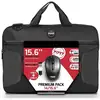 Image de Premium Pack : Sacoche Pour Pc Portable 15 + Souris Sans Fil + Dungle Usb