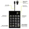 Image de Pavé Numérique Port Designs Usb-c Usb-a Cordon 80 Cm Noir