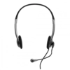 Image de Port Designs 901603 Casque Avec Fil Arceau Bureau/centre D'appels Noir