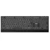 Image de Clavier Rétroéclairé Sans Fil Azerty Abs Recyclé Noir 43,9x15x2,2 Cm Port Designs