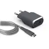 Image de Kit Force Power Chargeur Secteur Rapide + Câble Renforcé Usb Vers Usb
