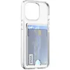 Image de Coque - Bigben - iPhone 14 Pro - Hybride - Transparente - Porte-carte intégré
