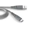 Image de Câble Ultra-renforcé Usb A/usb C 2m 3a Gris Gris Force Power
