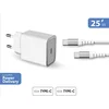 Image de Chargeur de maison 25W Power Delivery + Câble Renforcé USB C/USB C - FORCE POWER LITE