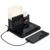 Image de Base de charge induction bigben connected 5 en 1 noir + réveil + lampe