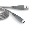 Image de Câble Ultra-renforcé Usb A/usb C 3m - 3a Gris Force Power