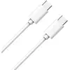 Image de Câble USB C/USB C 1m 3A Blanc WOW BIGBEN