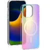 Image de Coque pour iPhone 15 Pro Max - BIGBEN CONNECTED - Hybride - Transparent - Noir - Compatible MagSafe