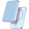 Image de Powerbank Magsafe Et Sans Fil Qi 15w 5000mah Avec 1 Port Usb-c Charge Rapide Bleu Force Power