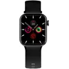 Image de Montre Connectée Écran Carré Notifications Appels Suivi Santé Noir Bigben Connected