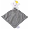 Image de Doudou Avec Mouchoir "étoile" 18cm Gris