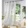 Image de Voilage oeillets 140x240cm LUMINEA blanc