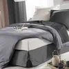Image de Cache sommier nouettes 90 x 190 cm panama polycoton sommina Anthracite
