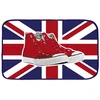 Image de Tapis Velours "shoes" 45x75cm Rouge