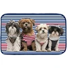 Image de Tapis Velours "navy" 45x75cm Bleu