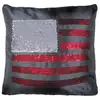 Image de Housse De Coussin "strass" 40x40cm Us Flag