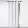 Image de Rideau Imprimé "bully" 140x260cm Blanc