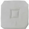 Image de Galette 4 rabats 36 x 36 x 3.5 cm polyester uni essentiel Gris