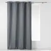 Image de Rideau À Oeillets "newton" 140x260cm Gris Anthracite