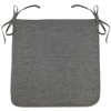 Image de Galette De Chaise "newton" 40x40cm Gris Anthracite