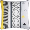 Image de Coussin Déco "yellow Mix" 40x40cm Multicolore