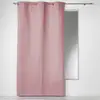 Image de Rideau À Oeillets "panama" 140x280cm Rose Dragée