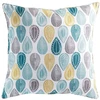 Image de Coussin Déco "palpito" 60x60cm Blanc & Bleu