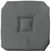 Image de Galette 4 rabats 36 x 36 x 3.5 cm polyester uni essentiel Beton