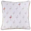 Image de Housse De Coussin "flamango" 40x40cm Rose