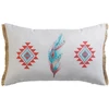 Image de Coussin À Franges "ayanna" 30x50cm Gris Clair
