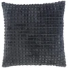 Image de Coussin Déco En Flanelle "quincy" 40x40cm Anthracite