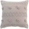 Image de Coussin Déco À Pompons "alenia" 40x40cm Lin