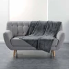 Image de Plaid Uni En Flanelle "flanou" 125x150cm Gris