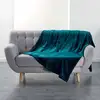 Image de Plaid Uni En Flanelle "flanou" 180x220cm Bleu