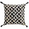 Image de Coussin Déco À Pompons "tosane" 45x45cm Noir