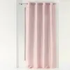 Image de Rideau à oeillets 140 x 260 cm   Polyester imprimé métallisé Domea Rose/Or
