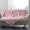 Image de Plaid Imprimé "bloomy" 125x150cm Rose