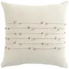 Image de Coussin déhoussable en coton uni avec fils coupés - Golden Sunset