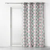 Image de Rideau à oeillets 140 x 260 cm   Polyester imprimé Palpito Rose