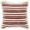 Image de Coussin Déco À Franges "atlas" 40x40cm Terracotta