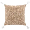 Image de Coussin Déco Imprimé Kalinda 40x40cm Blanc