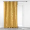 Image de Rideau à  illets Imprimé Belflor 140x260cm Jaune