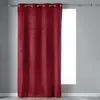 Image de Rideau à  illets Velvetine 140x240cm Bordeaux