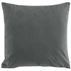 Image de Coussin Déco En Velours "casual" 40x40cm Gris
